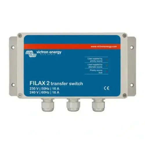 Victron Energy Filax 2 Transfer Switch CE 110V/50Hz-120V/60Hz‚ SDFI0000110