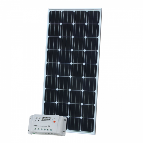 160W 12V solar charging kit with 20A controller and 5m cable