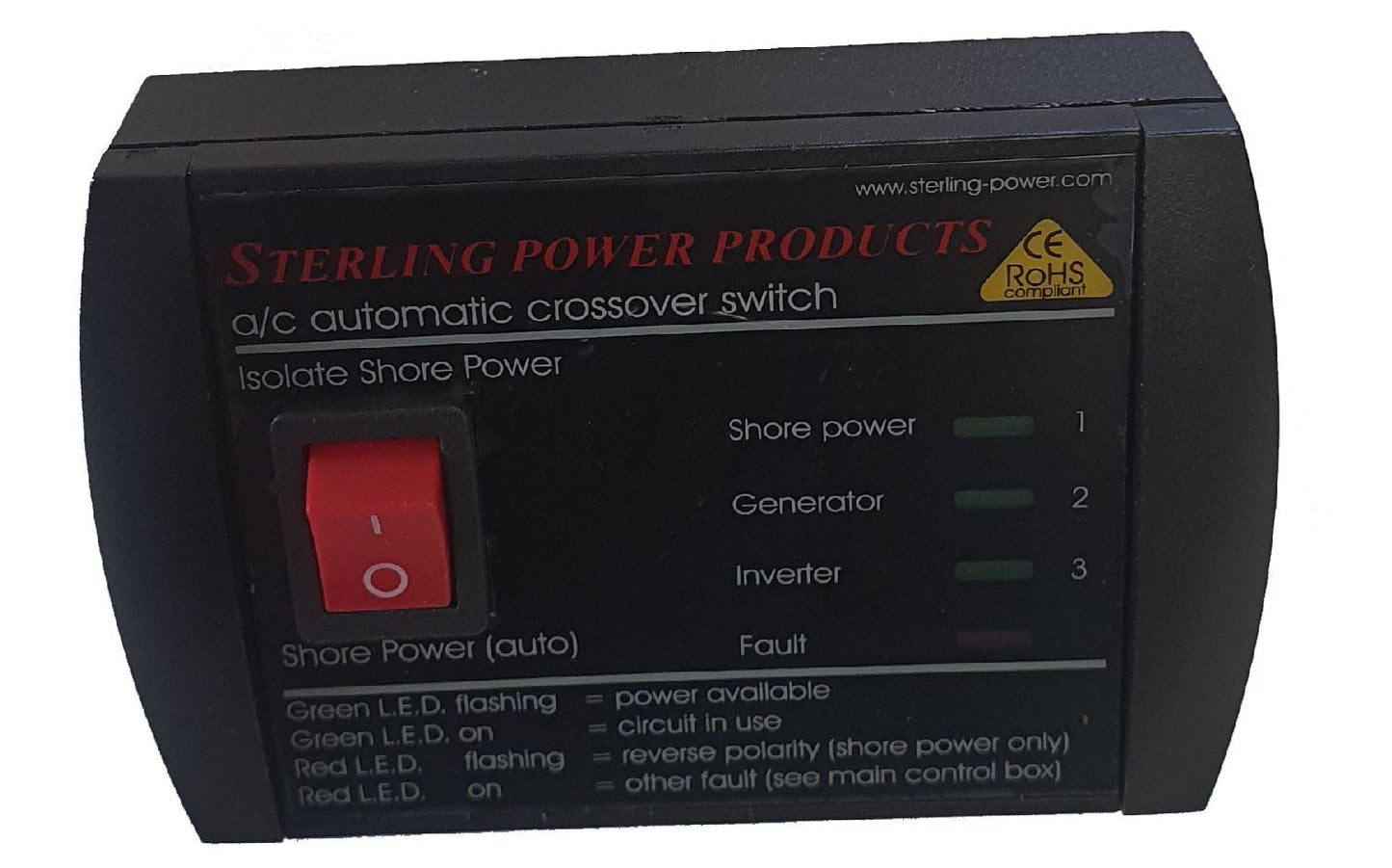 32A AC Automatic Crossover Switch w/ remote control included