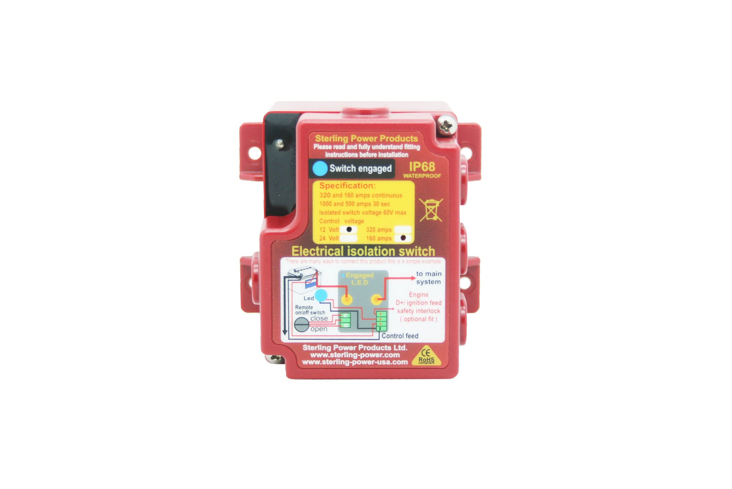 Latching Battery Isolator ELB (ELBs) upto 640A