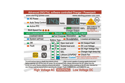 Pro Charge Ultra 10A-60A (12V - 48V) (5yr Warranty)