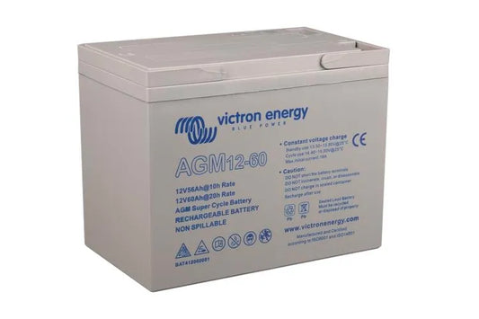 Victron 12v/60Ah AGM Super Cycle Battery (M6) BAT412060082